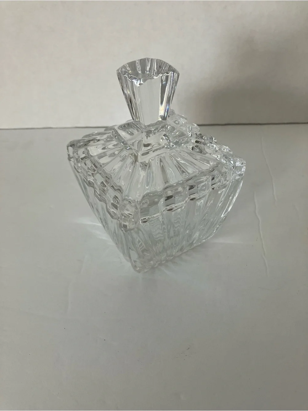 Fifth Avenue Crystal Alexandria Sq Candy Dish